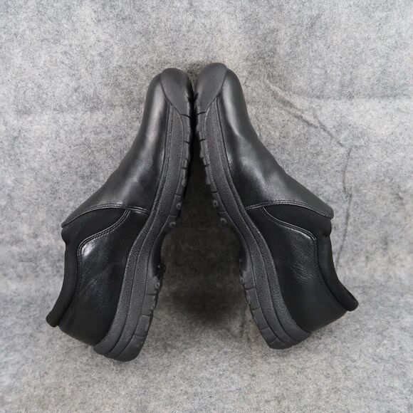 Easy Spirit Shoes Womens 6.5 Slip On Casual Moc Leather Black Comfort Work Walk - Picture 8 of 13
